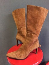 LUCIANO BARACHINI ??STIVALI SCAMOSCIATI N 35 AUTUNNALI ??????