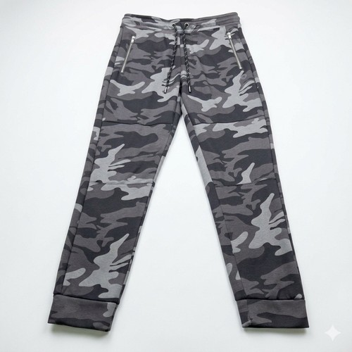 Pantalone jogger mimetico uomo