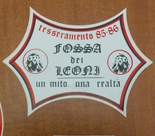 ADESIVO FOSSA DEI LEONI