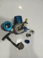 Motore a Scoppio HSP 1/16 RC .7cc Auto Buggy Motore a Scoppio con Avviamento a Tiro Superare