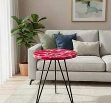 Rosso Agata Pietra Tavolino