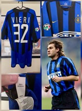 Maglia Calcio FC INTER 2003 2004 Neroazzurra #32 VIERI tg XL Nike