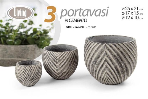 Set portavasi vasi - 3,