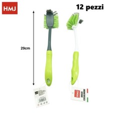 x Set 12 Spazzola LavaPiatti Doppia Cucina Pulire Lavare Piatti Pentole hmj