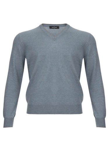 Maglione cashmere scollo v - maglione, a