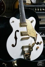 Gretsch G6636TDC-WHT Players Edition Falcon White 2022 con custodia rigida USATO