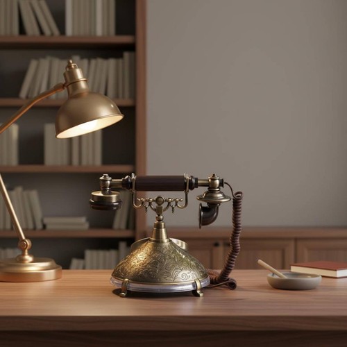 Telefono decorativo antico - telefono,