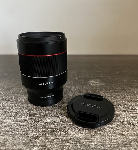 Rokinon 50mm 4 - af, f1.4