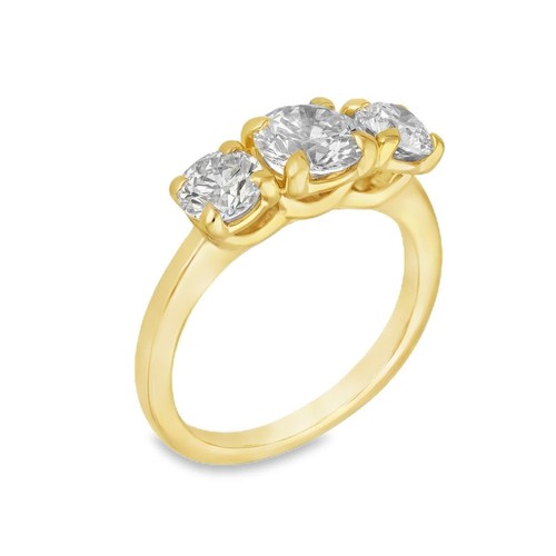 Anello trilogy oro - anello, giallo