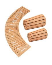 VEVOR Sentiero da Giardino in Legno Curvo 2,15 m x 43,18 cm Nozze in Cortile