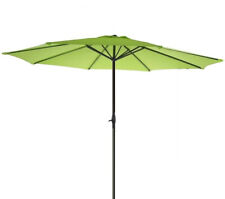 OMBRELLONE DA GIARDINO - TELO VERDE - DIAMETRO 300x300 cm - APERTURA A MANOVELLA
