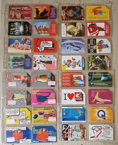 Lotto schede telefoniche - 32,