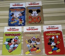 70 ANNI DI TOPOLINO 1-40 di Cover Copertine Serie Completa Disney Panini Comics