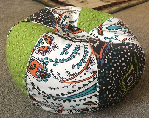 Pouf poggiapiedi ottomano