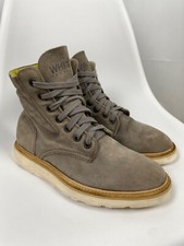 Stivali bianchi Premiata vera pelle nabuk taglia 42