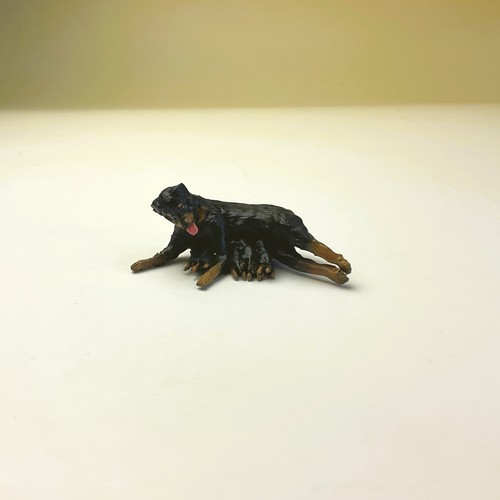 Statuina cane rottweiler - rottweiler, mamma
