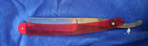 Rasoio dritto rosso - , posate