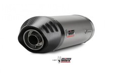 Scarichi MIVV Oval Titanio Coppa Carbonio Sotto sella Ducati 848 2007 > 2013