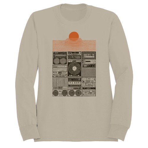 Felpa uomo retrò - , boombox