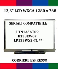 LCD DISPLAY 13,3" LP133WX2 LTN133AT09 B133EW07 MACBOOK pro A1342 A1278 SCHERMO