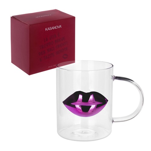 Tazza labbra rosa - , 390