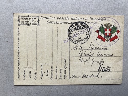 Franchigia posta militare - o.),