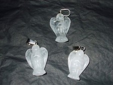 - Ciondolo Pietra Cristalloterapia - angelo - CRISTALLO DI ROCCA