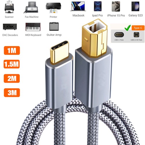 Cavo stampante usb c - stampante, b