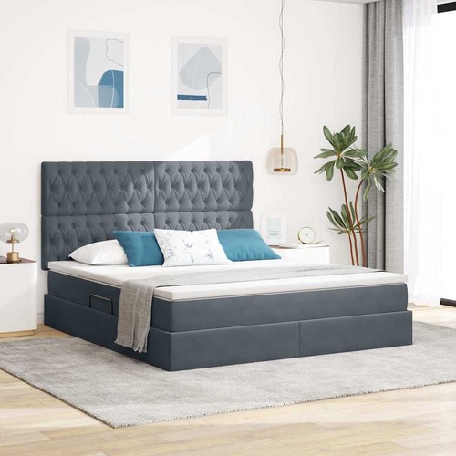 Letto con contenitore - , led
