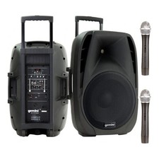 Gemini Set karaoke ES TO GO SERIES Es 15Togo Black 200W 1126083 Bluetooth RCA,