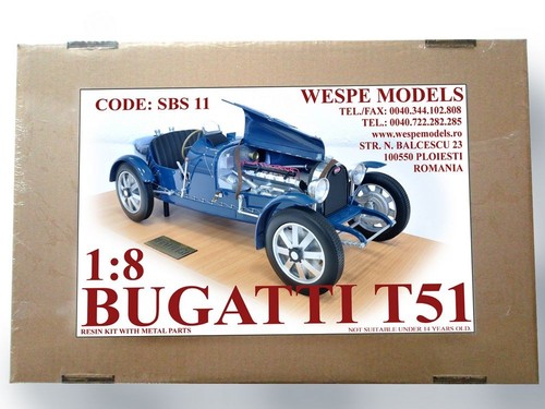 Kit bugatti t51 roadster - 1:8,
