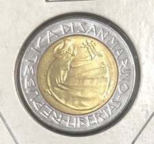 1985R  San Marino 500 Lire