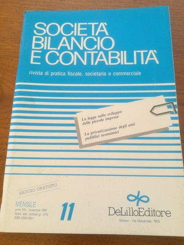 Società bilancio contabilità
