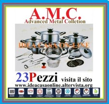 A.M.C. LUXORY 23 PEZZI ACCIAIO