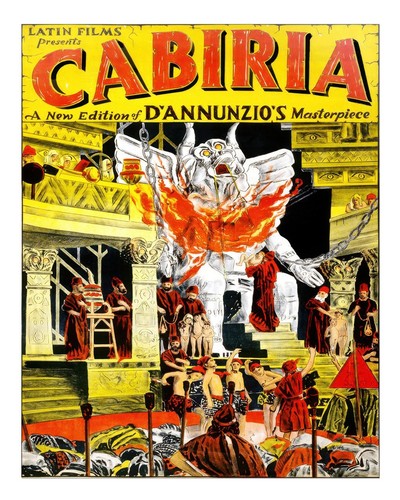 Cabiria poster vintage film