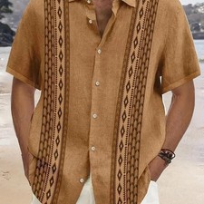 Camicia Uomo Guayabera Cubana