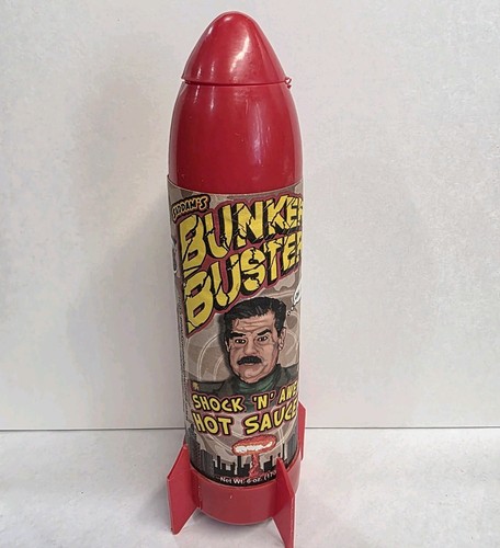 Vtg hot sauce bunker buster - hot,