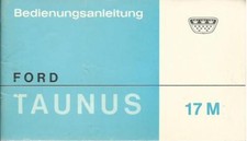 FORD TAUNUS 17M 1965 Manuale
