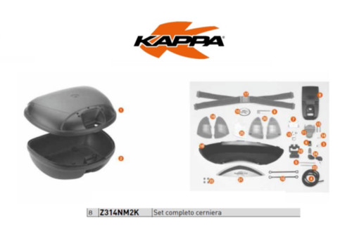 Kappa set completo cerniera - kappa,