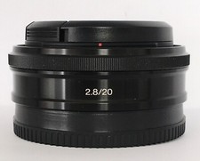 Sony E 20 mm f/2.8 SEL20F28 obiettivo pancake 