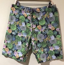 AMBIG Men Swim Board Shorts Sz