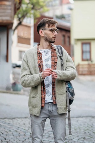 Cardigan mohair stile - cardigan, kurt