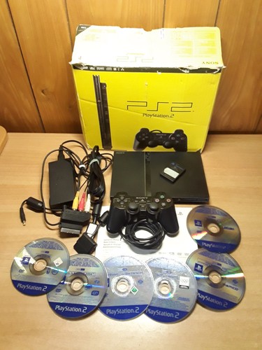 Console ps2 slim scph - console,