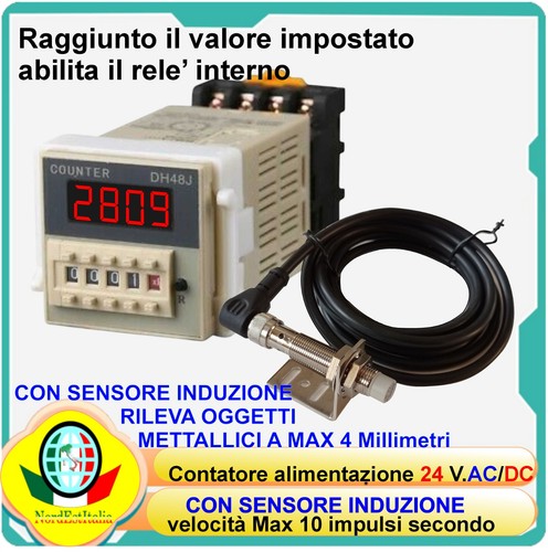 Conta pezzi ac dc - 24, ac/dc
