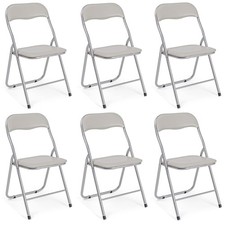 Set Di 6 Sedie Pieghevoli Con