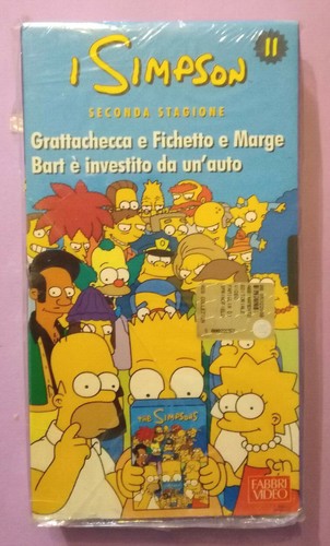 Vhs simpson seconda stagione - vhs,