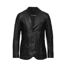 Giacca di pelle blazer vintage