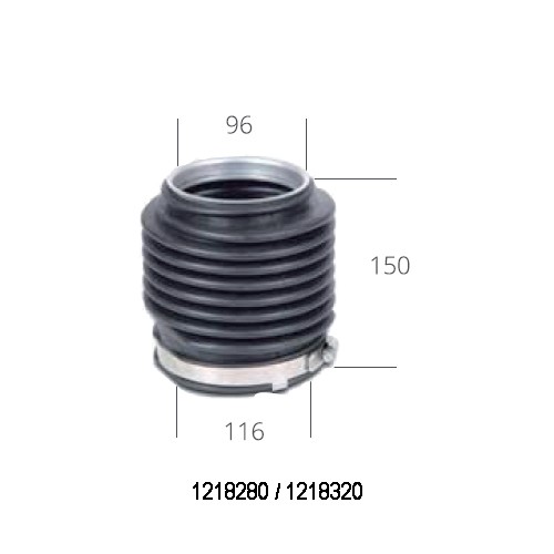 Manicotto per motore piede