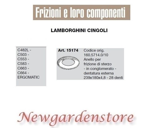Anello frizione sterzo