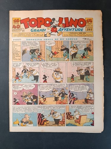 Fumetto topolino grandi - topolino,